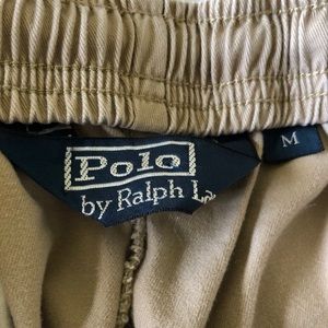 Polo mens elastic waist shorts